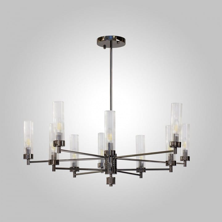 Люстра на штанге AM-Group INDIGO INDIGO SP10 PEARL BLACK