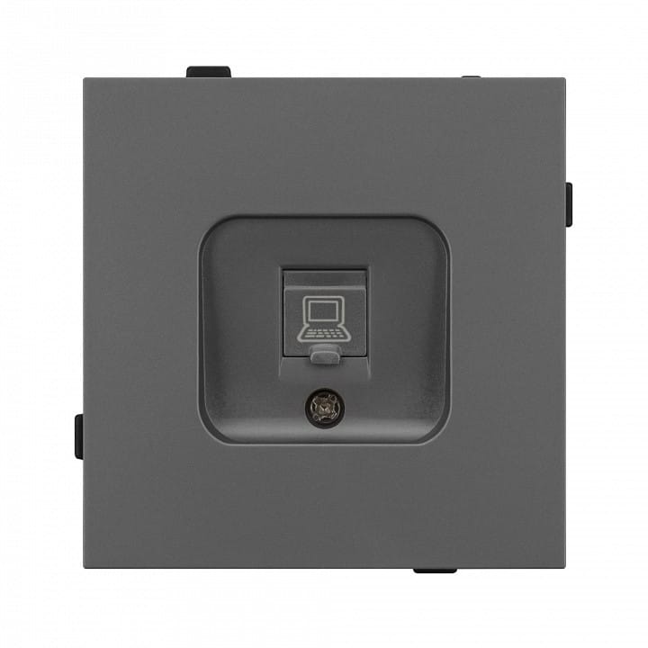 Розетка Ethernet RJ-45 и со шторками, без рамки Arlight SCT-TENDO 054593