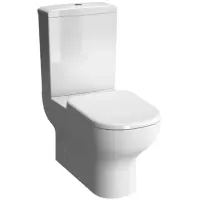 Унитаз-компакт Vitra D-Light 9014B003-7205 безободковый, с сиденьем микролифт, белый