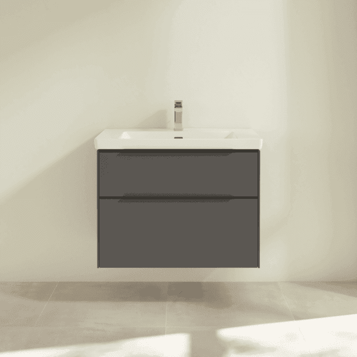 Тумба под раковину 77х48 см Villeroy&Boch Subway 3.0 C57401VR graphite