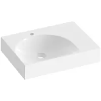 Раковина Ravak Lite XJXP1260000 60x45 см R, накладная, подвесная, белый