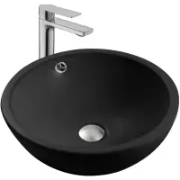 Раковина-чаша Aquatek AQ5354-MB 44x44 см, накладная, черный матовый