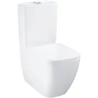 Унитаз-компакт Grohe Clova Ceramic 39909000 безободковый, с сиденьем микролифт, альпийский белый