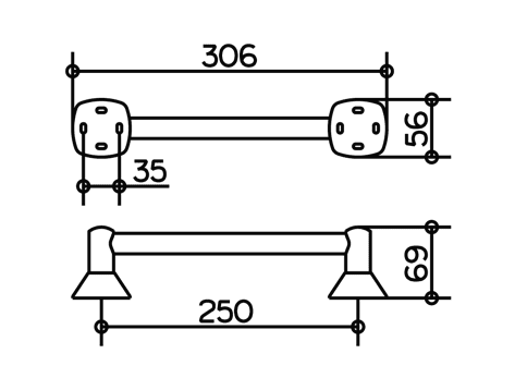 Поручень Keuco City.2 02707010000