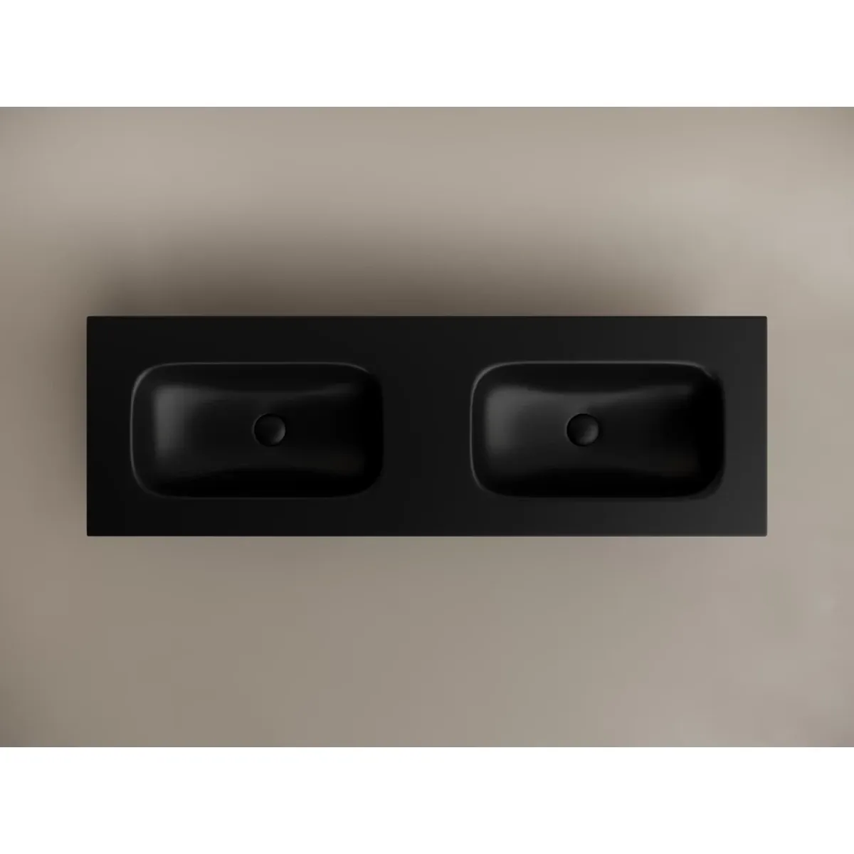 Раковина Ceramica Nova Grace CN7022MBwx 141x46 см, накладная, черный матовый