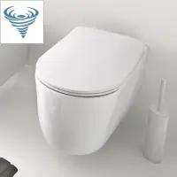 Унитаз подвесной Kerasan Nolita 531501 безободковый, торнадо, белый