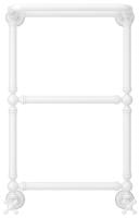 Полотенцесушитель водяной Сунержа Ренессанс 1386 660x400 12-0281-6640 белый (ral-9003)