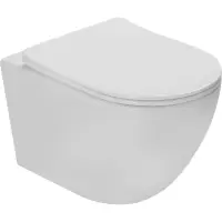 Унитаз подвесной Vincea Globo VT1-14ST безободковый, торнадо, с сиденьем микролифт, белый