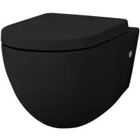 Унитаз подвесной Artceram File 2.0 FLV004 03 00 nero lucido безободковый, черный глянец