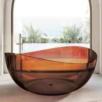 Прозрачная ванна Abber Kristall 150x150 AT9705Opal опал