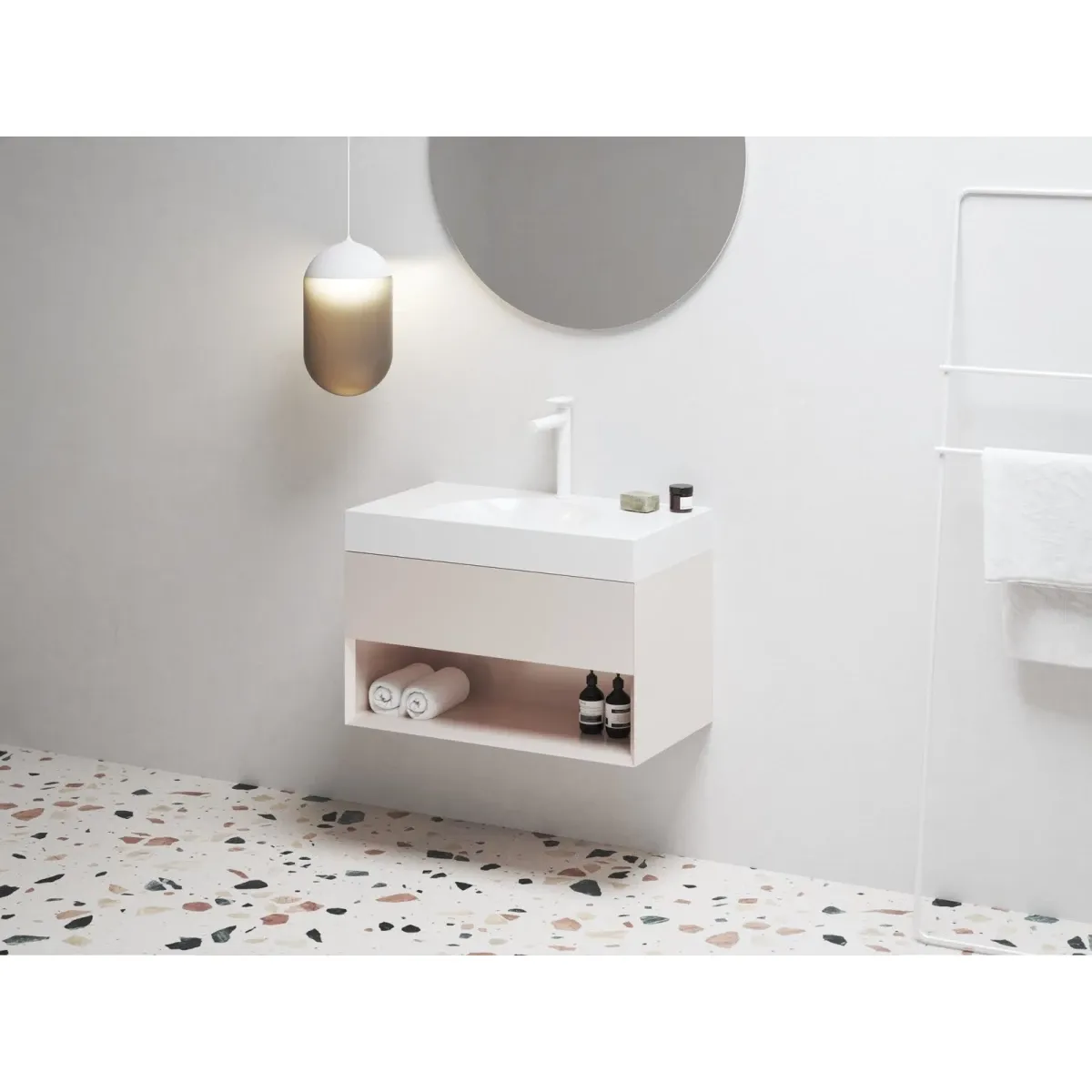 Раковина Ravak Lite XJX01280004 80x45 см S, накладная, подвесная, белый
