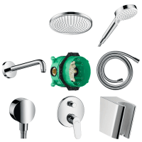 Душевой набор hansgrohe ShowerSet Crometta S/Focus 27958000 хром