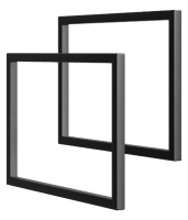 Комплект ножек для тумбы 60см Aqwella Fargo FRGN380 60 см