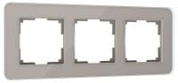 Рамка на 3 поста Werkel Elite (дымчатый, стекло) W0032417
