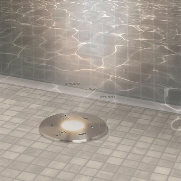 Встраиваемый в дорогу светильник Arlight KT-AQUA-R85-7W Warm3000 (SL 25 deg 12V) 024938