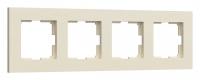 Рамка на 4 поста Werkel Slab (айвори софт) W0042962