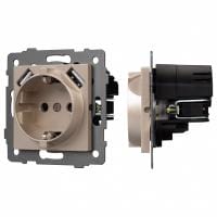 Розетка с заземлением и 2хUSB type A, без рамки Arlight SCT 049821