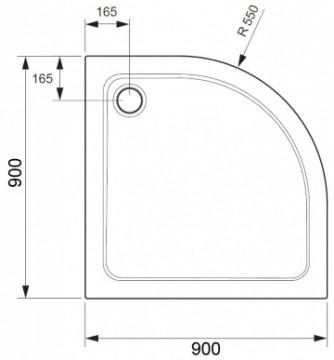 Душевой поддон Jacob Delafon Flight E62444-00