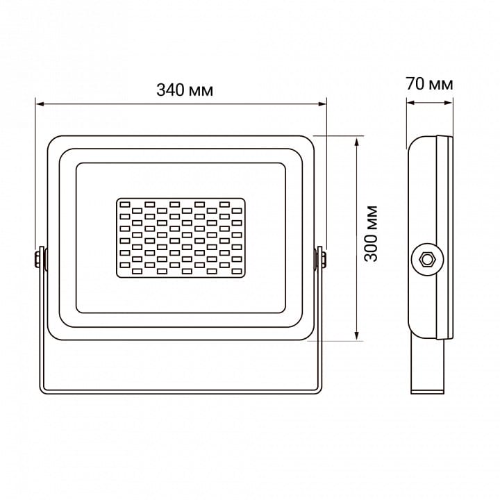 Настенно-потолочный прожектор Jazzway  PFL-SС-150W 6500K IP65