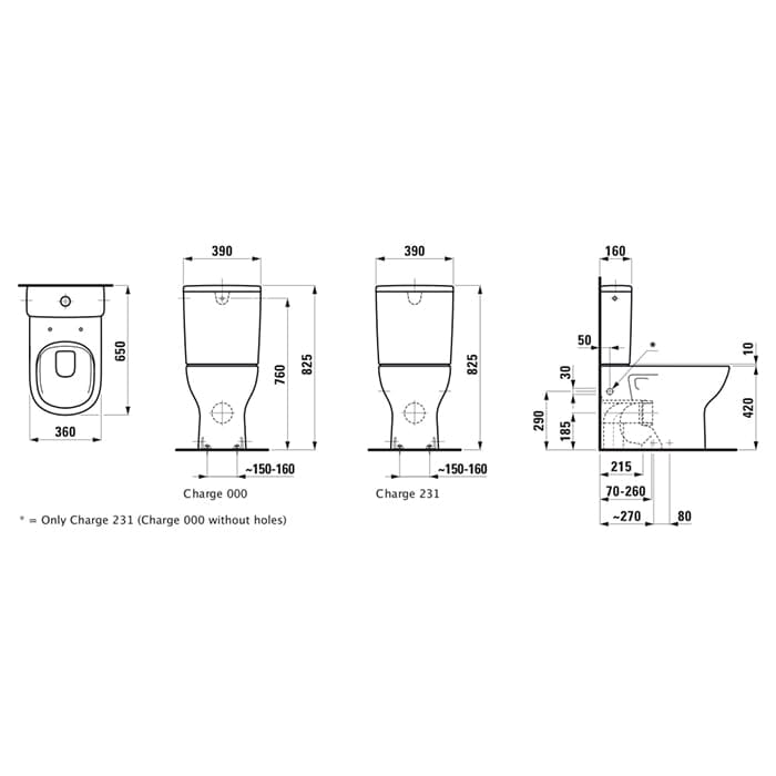 Бачок для унитаза Laufen Lua 8.2708.3.000.973.1