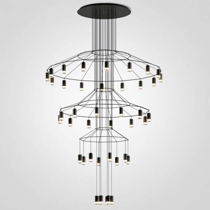 Подвесная люстра Imperiumloft Vibia Wireflow 40.1639-0