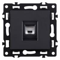 Розетка Ethernet RJ-45 без рамки Kollinger Asthetik AS-017BK