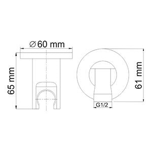 Подключение для шланга WasserKRAFT A099