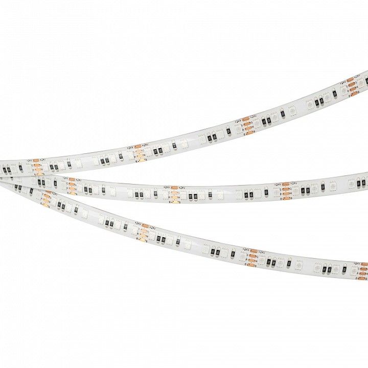 Лента светодиодная Arlight A120 RGB 24V 8mm 12 W/m IP20-IP67 042906