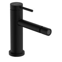 Смеситель для биде hansgrohe Tecturis S 73201670 со сливным гарнитуром черный матовый