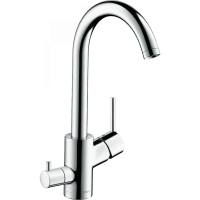 Смеситель для кухни hansgrohe Talis M52 270 1jet 14875000 с запорным вентилем хром