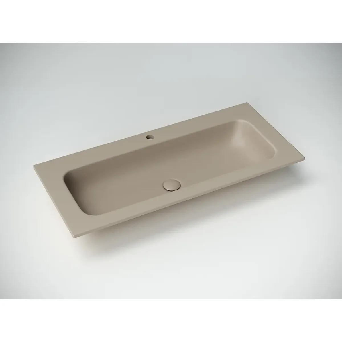 Раковина Ceramicanova Grace CN7013MC 101x45,7 см, накладная, капучино матовый