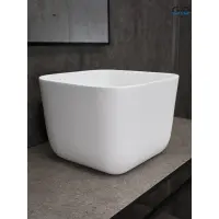 Раковина-чаша GID N9301wg 36x36 см, накладная, белый матовый