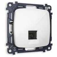 Розетка Ethernet RJ-45 и со шторками, без рамки Ambrella Volt OMEGA MO112005