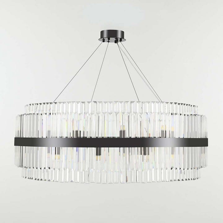 Подвесная люстра Arte Milano Белладжо 440110.960.28.G9.C1 BK