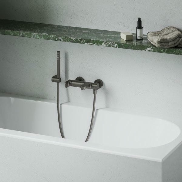 Смеситель для ванны Ravak Eleganta X070330 графит матовый