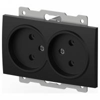 Розетка двойная без заземления, без рамки Elbi Eleсtriс Zena Vega 609-014800-908