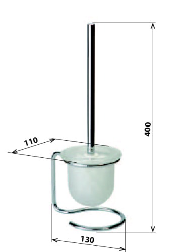 Туалетный ершик Bemeta Omega 104113102
