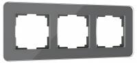 Рамка на 3 поста Werkel Elite (графит стекло) W0032440