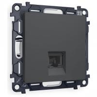 Розетка Ethernet RJ-45 и со шторками, без рамки Ambrella Volt ALFA MA912005