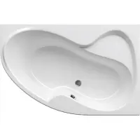 Асимметричная акриловая ванна Rosa II PU Plus 160 x 105 P Ravak CL210P0000