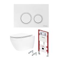 Комплект унитаз с инсталляцией TECE TECEspring R K955103WCR белый