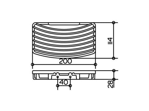 Мыльница-сетка Keuco 24942010000 20x11.4х2.8 см хром