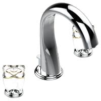 Смеситель для раковины THG Ptale de cristal clair liser dor U6E U6E.A02.151