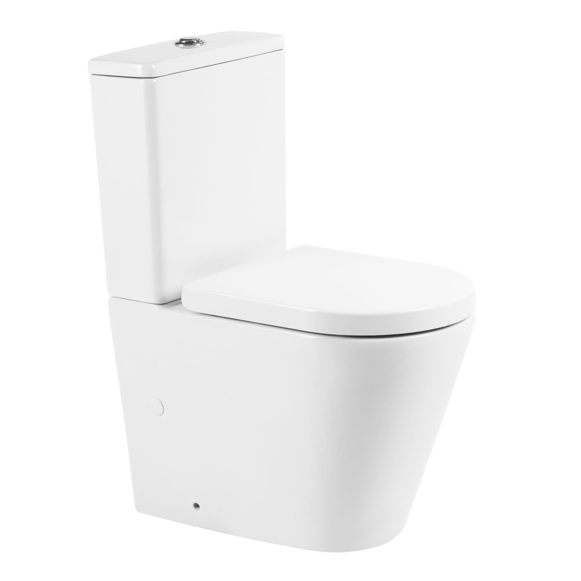 Унитаз-компакт безободковый BelBagno FLAY-R BB2149CPR с сиденьем BB2111SC