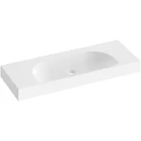 Раковина Ravak Lite XJX01312000 120x45 см S, накладная, подвесная, белый