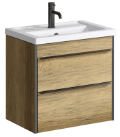 Тумба под раковину Aqwella Fargo 60 FRG0106DB дуб балтийский