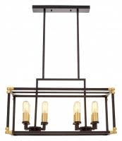 Подвесной светильник LUMINA DECO Waldorf LDP 1140-8 BK+MD