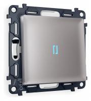 Выключатель одноклавишный с подсветкой без рамки Ambrella Volt Quant MA502020