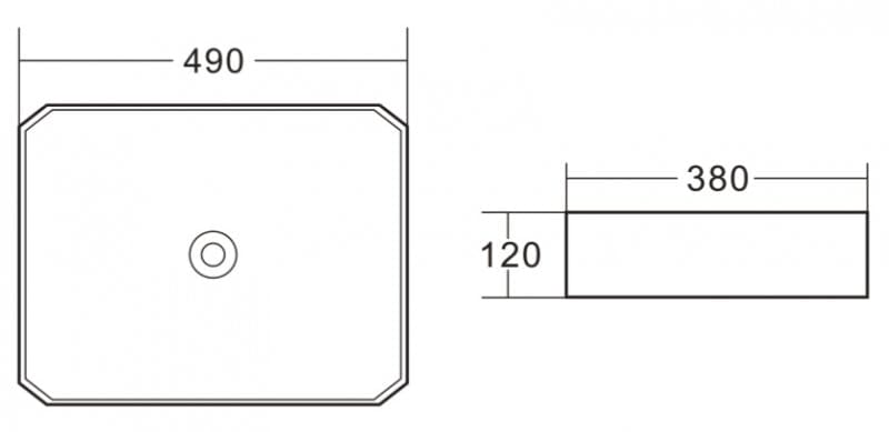 Раковина BelBagno BB1386