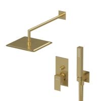 Душевой комплект Cezares Porta PORTA-DSIPQ-30-SR золото